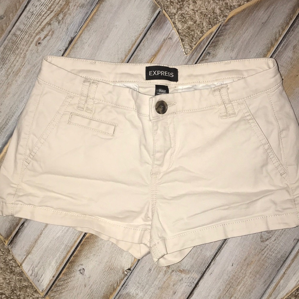 Express Khaki Shorts